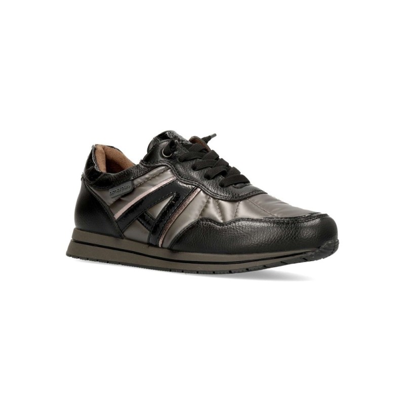 CASUAL CORDON ELASTICO LETRA NEGRO/PLOMO