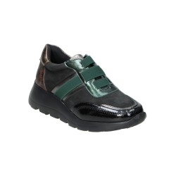 CASUAL ELASTICOS COMBI LEO NEGRO/VERDE