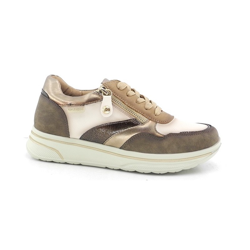 CASUAL CONFORT CREMALLERA BEIG/KAKI