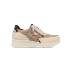 CASUAL CREMALLERA LATERAL CORDON CREMA