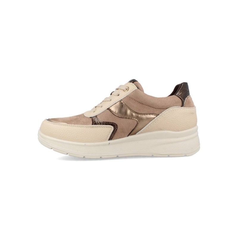 CASUAL CREMALLERA LATERAL CORDON CREMA