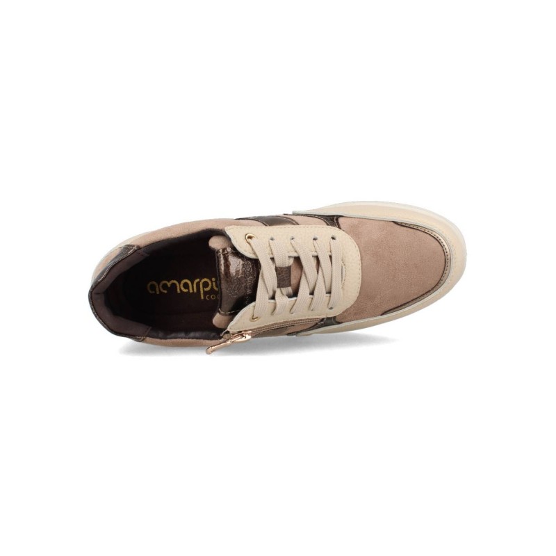 CASUAL CREMALLERA LATERAL CORDON CREMA