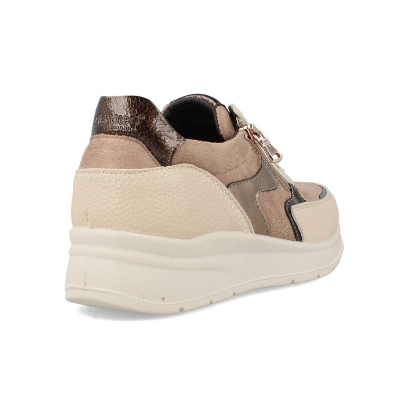 CASUAL CREMALLERA LATERAL CORDON CREMA