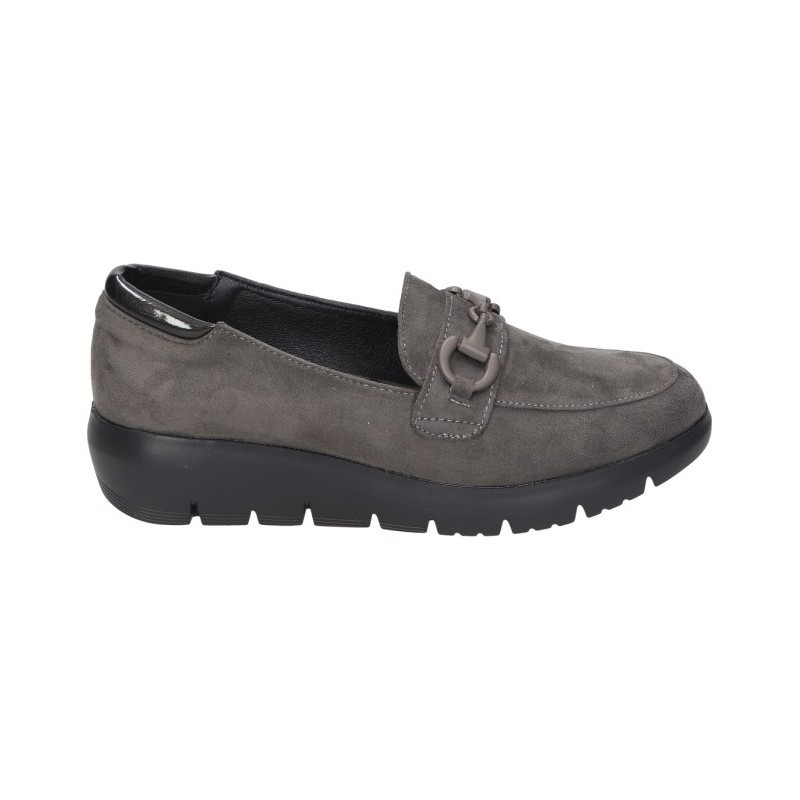 MOCASIN CONFORT ADORNO CADENA TAUPE