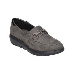 MOCASIN CONFORT ADORNO CADENA TAUPE