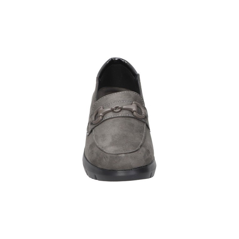 MOCASIN CONFORT ADORNO CADENA TAUPE