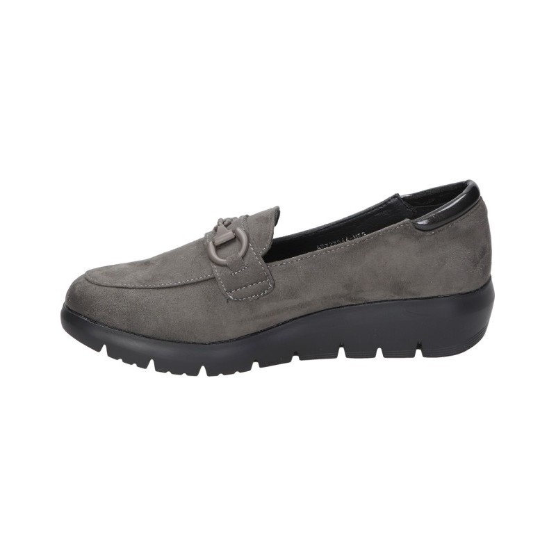 MOCASIN CONFORT ADORNO CADENA TAUPE