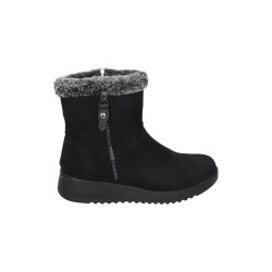 BOTIN CREMALLERA CUELLO PELO NEGRO