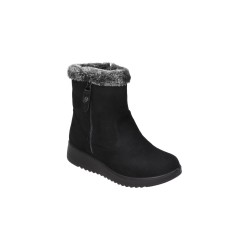 BOTIN CREMALLERA CUELLO PELO NEGRO