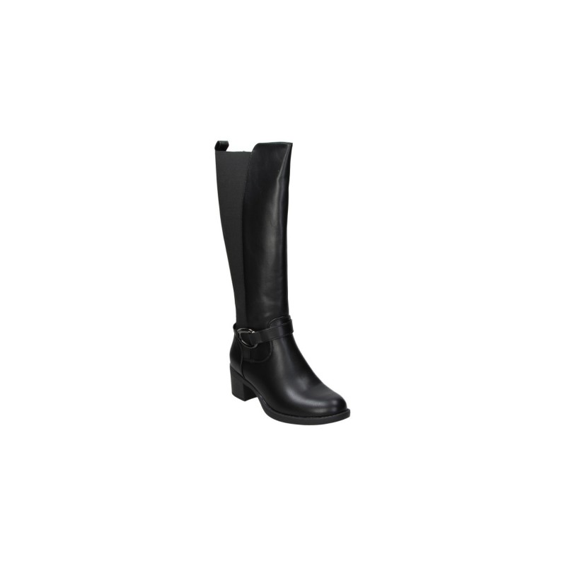 BOTA ELASTICO CORREA TOBILLO NEGRO BOTA ELASTICO CORREA TOBILLO NEGRO