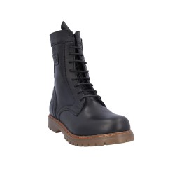 MILITAR PIEL CORDONES NEGRO