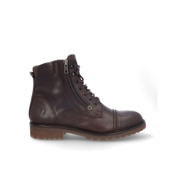 BOTIN PIEL CORDON MARRON