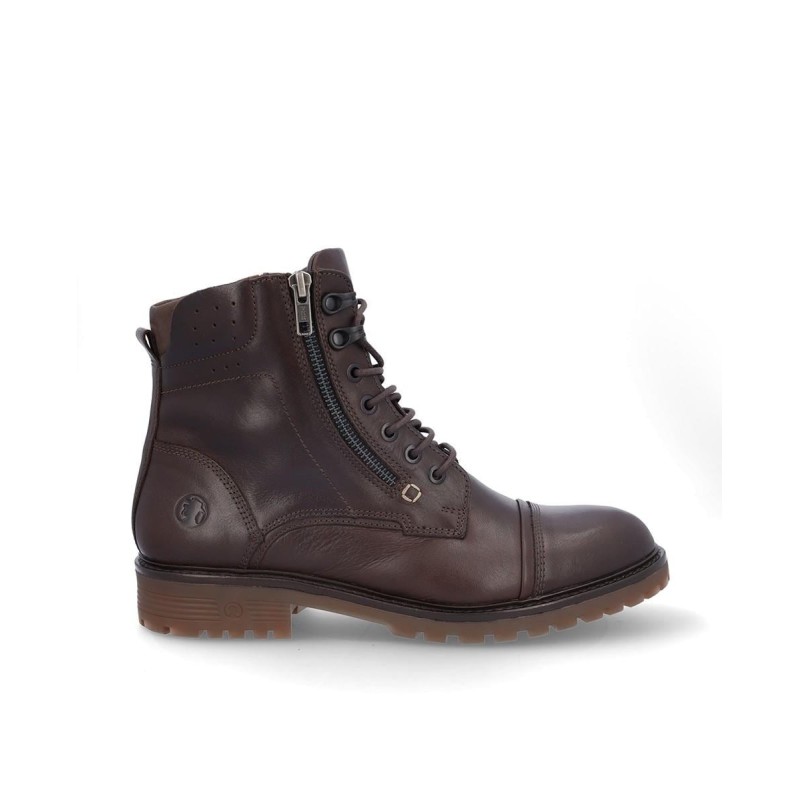 BOTIN PIEL CORDON MARRON