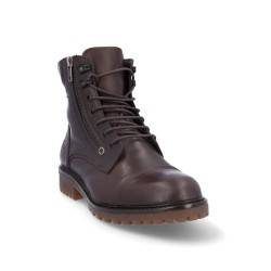 BOTIN PIEL CORDON MARRON