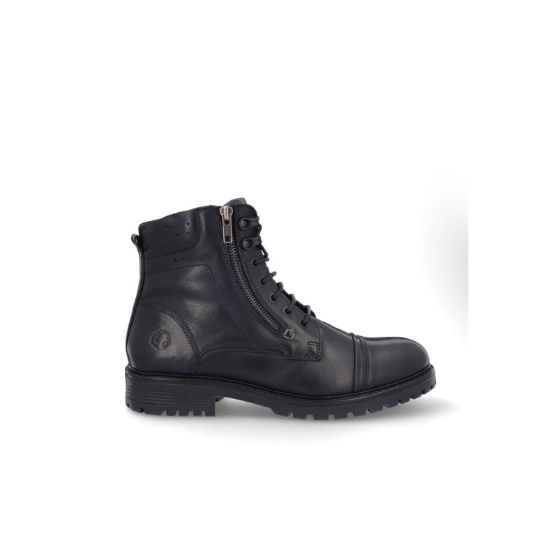 BOTIN PIEL CORDON NEGRO