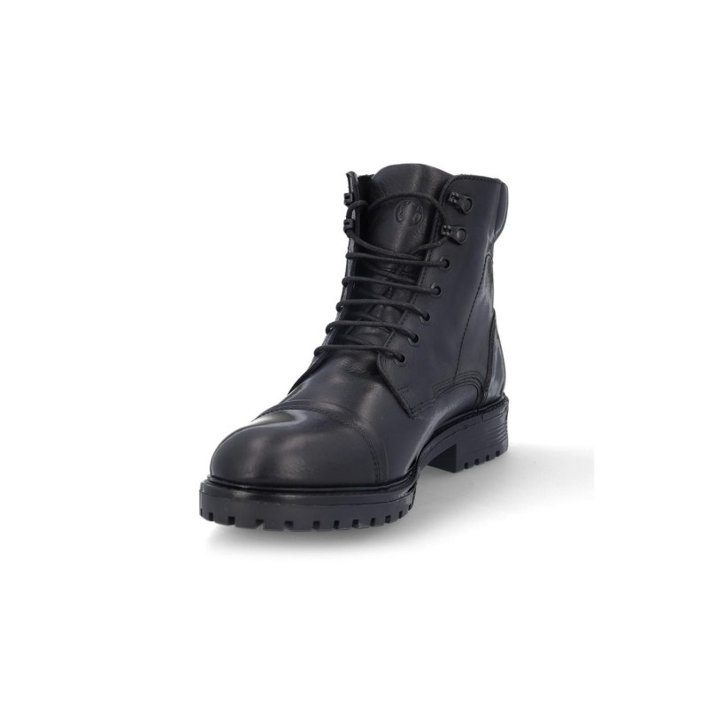 BOTIN PIEL CORDON NEGRO