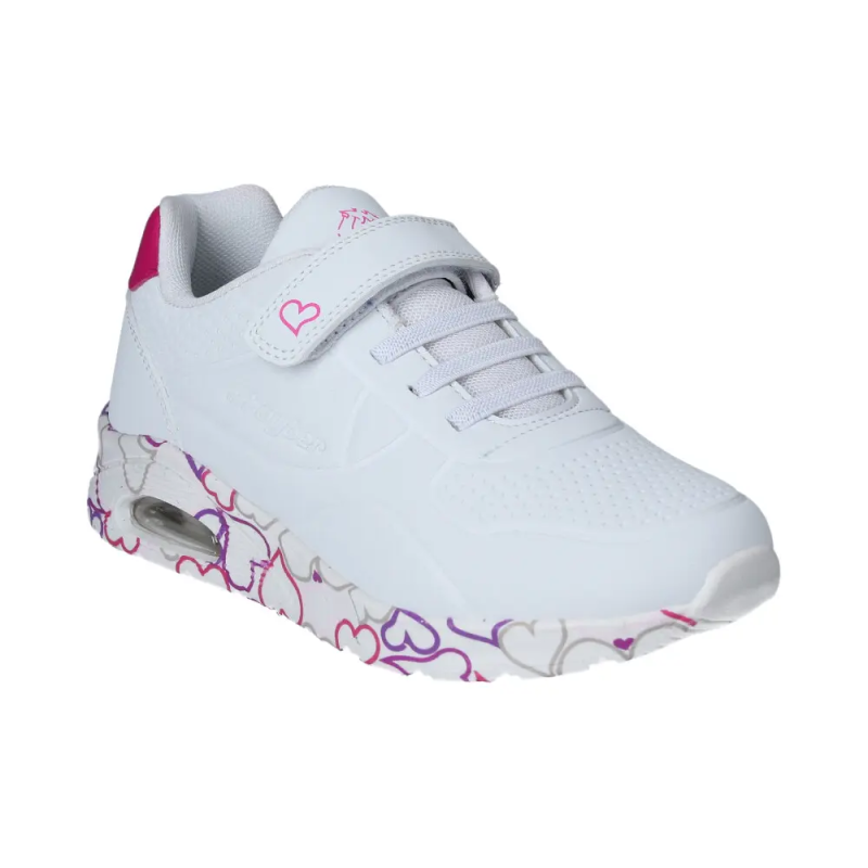 DEPORTIVO ELASTICO Y VELCRO WHITE