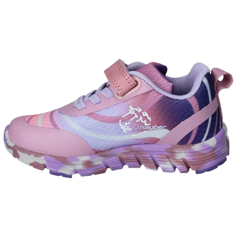 DEPORTIVO ELASTICO Y VELCRO PINK