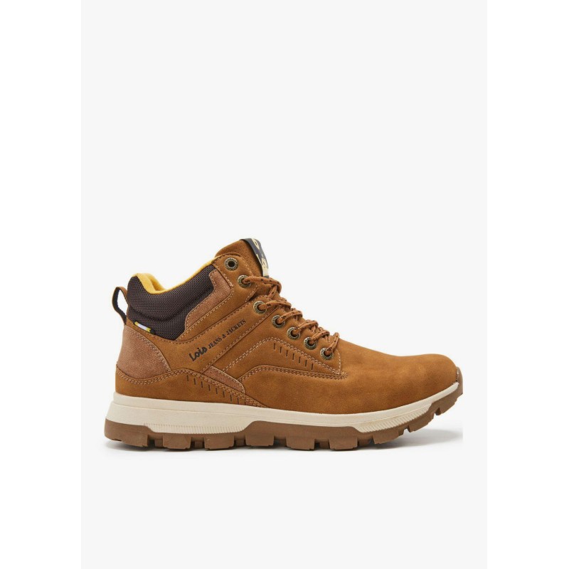BOTIN CORDONES CAMEL