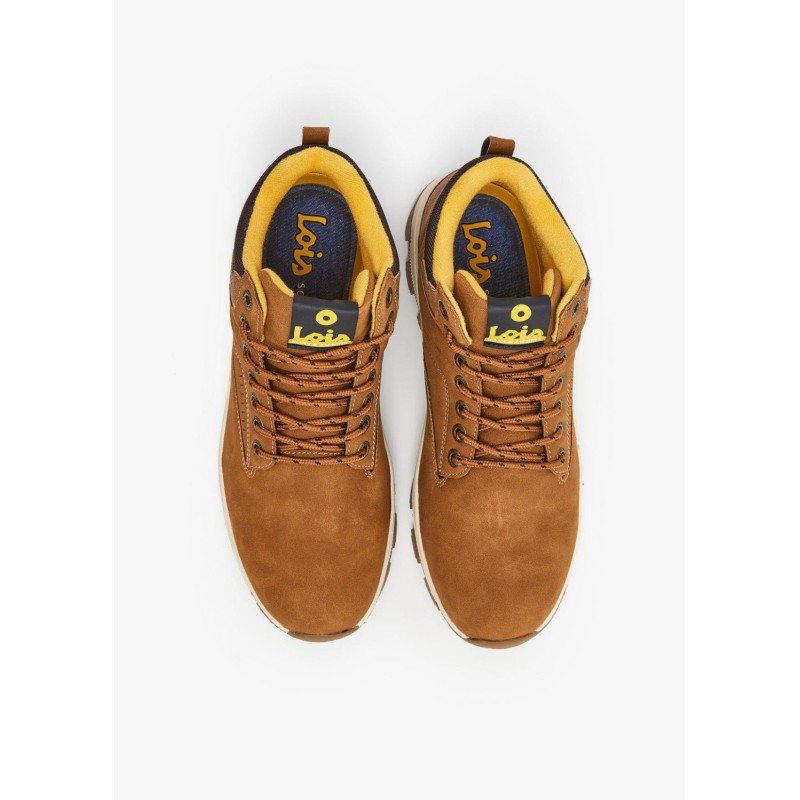BOTIN CORDONES CAMEL