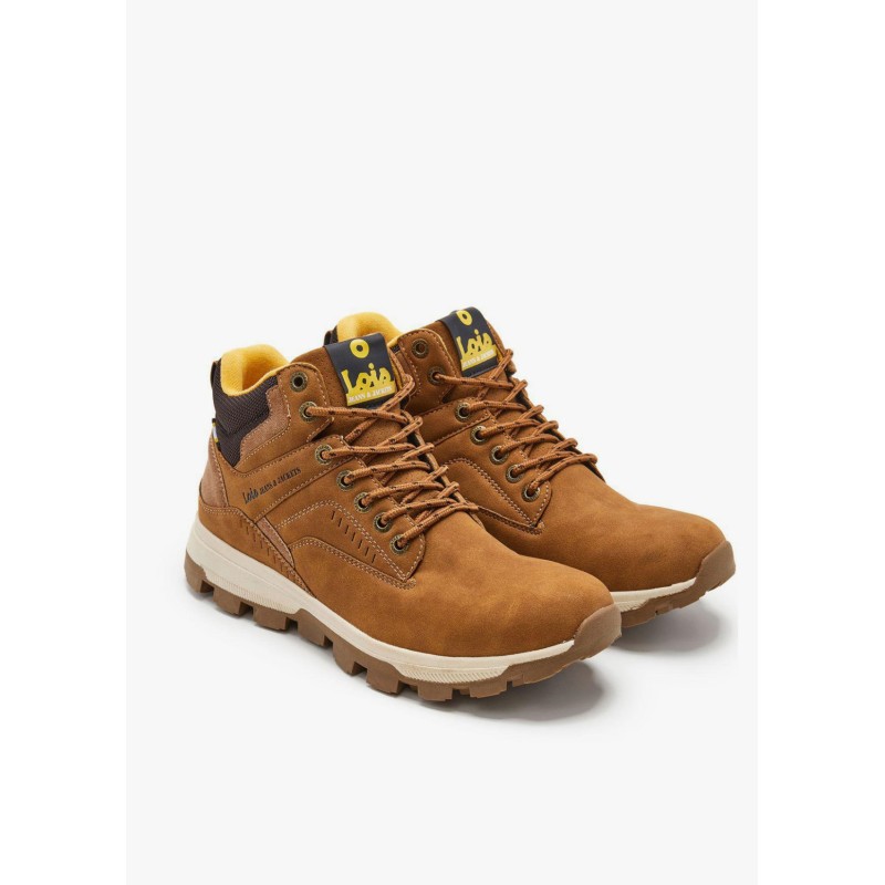BOTIN CORDONES CAMEL