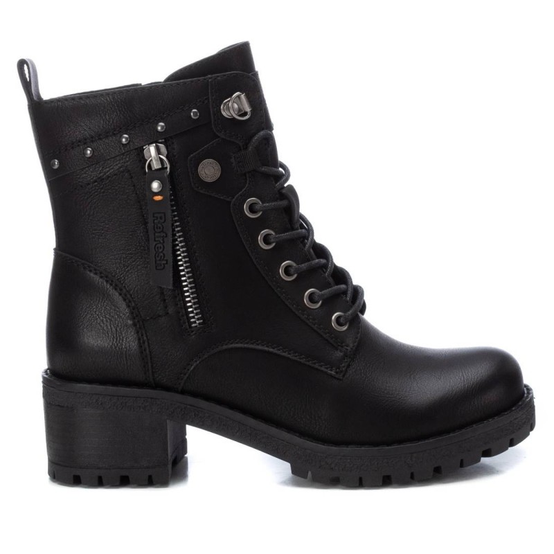 BOTIN MILITAR CON TACON NEGRO