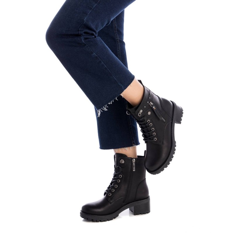 BOTIN MILITAR CON TACON NEGRO