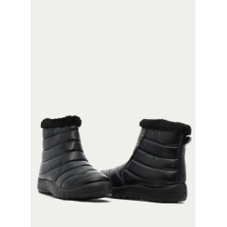 BOTIN NYLON CUELLO PELO NEGRO