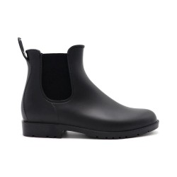 BOTIN LLUVIA ELASTICO LATERAL NEGRO