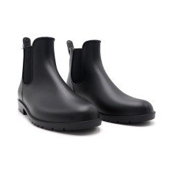 BOTIN LLUVIA ELASTICO LATERAL NEGRO