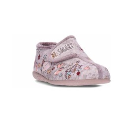 ZAPATILLA CERRADA VELCRO PARDO