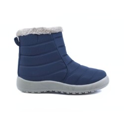 BOTIN NYLON CUELLO PELO MARINO