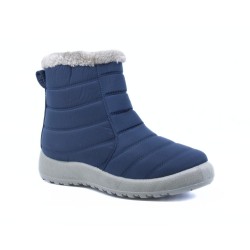BOTIN NYLON CUELLO PELO MARINO