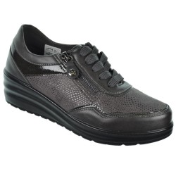 CONFORT CUÑA ELASTICOS CREMALLERA NEGRO