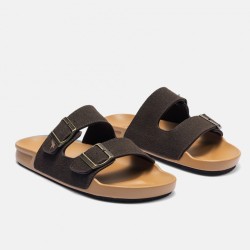 SANDALIA BIO DOS HEBILLAS MARRON