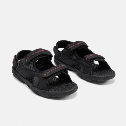 SANDALIA DOS VELCROS NEGRO