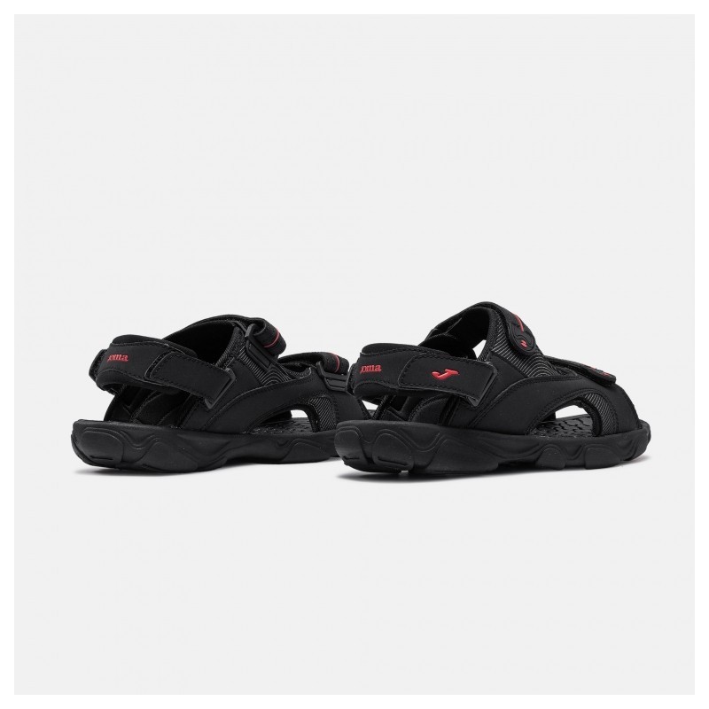 SANDALIA DOS VELCROS NEGRO