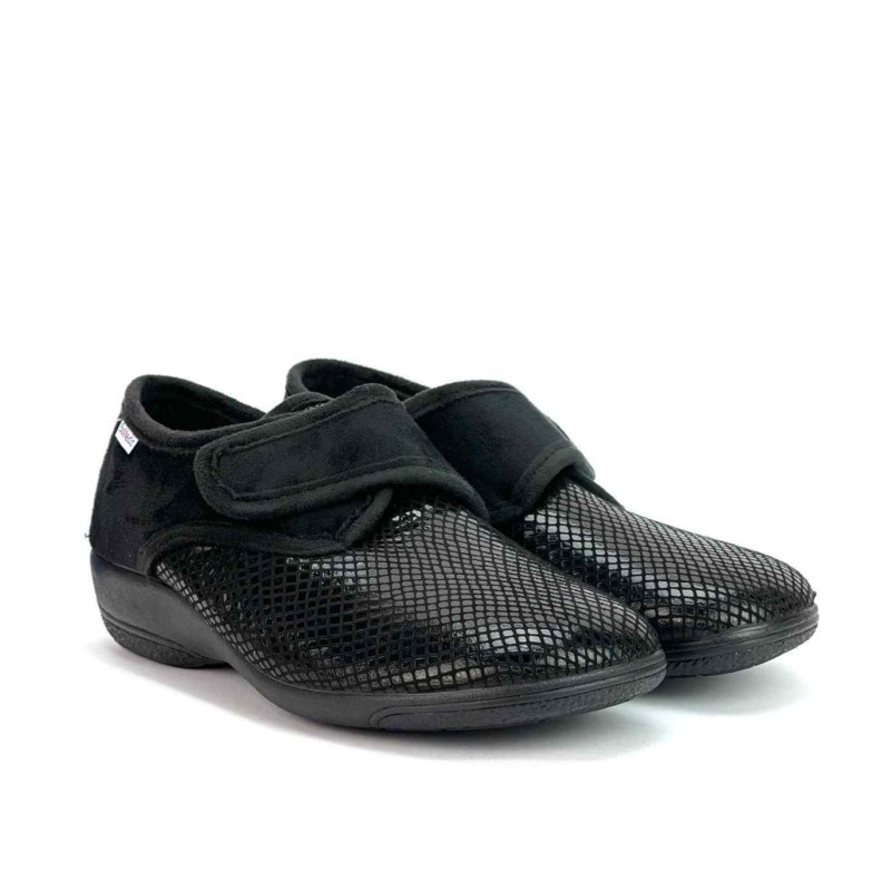 ZAPATILLA VELCRO, SERPIENTE BIOMEDIC NEGRO