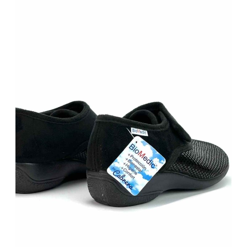 ZAPATILLA VELCRO, SERPIENTE BIOMEDIC NEGRO