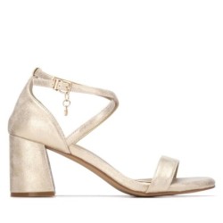 SANDALIA METALIZADO ORO