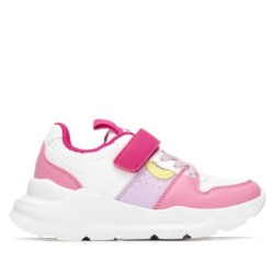 DEPORTIVO ELASTICO Y VELCRO FUCSIA