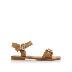 SANDALIA HEBILLAS CUERO