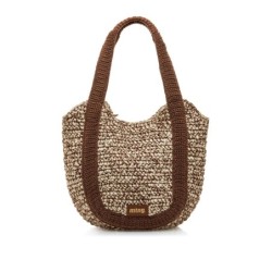 BOLSO RAFIA NATURAL/CUERO