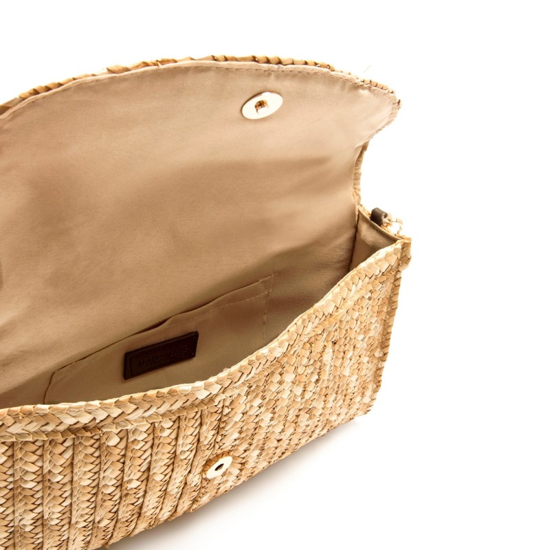 BOLSO RAFIA NATURAL/MOKA