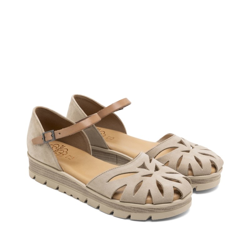 PALA Y TALON TAUPE ARENA