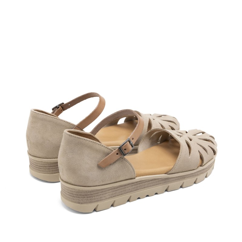 PALA Y TALON TAUPE ARENA