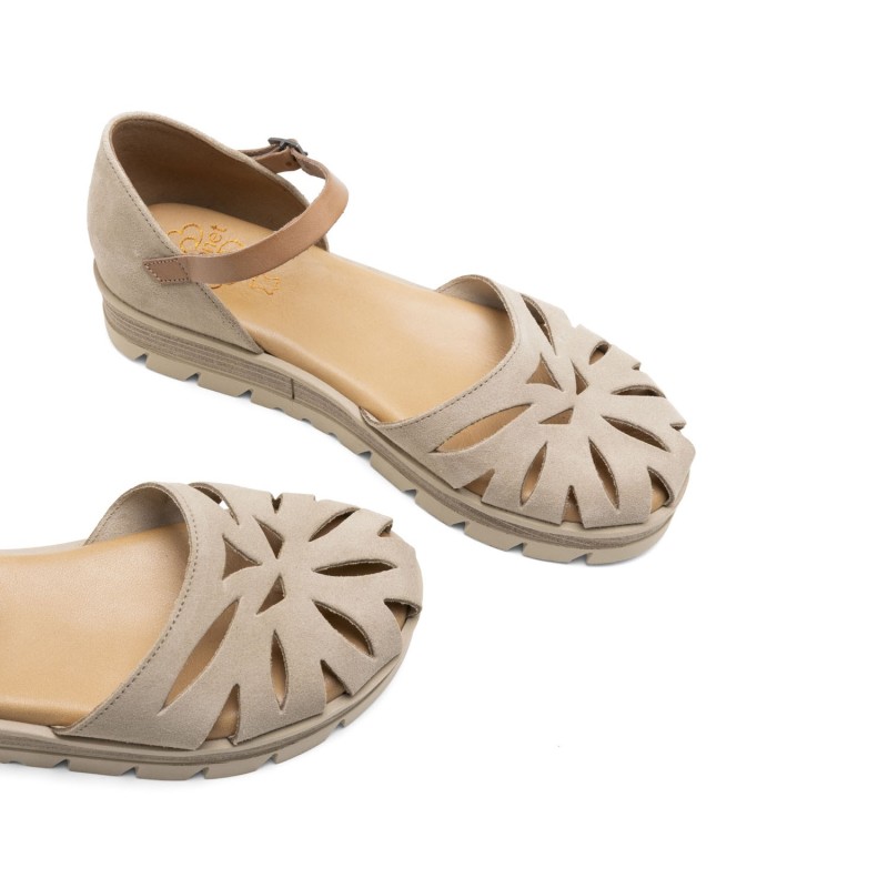 PALA Y TALON TAUPE ARENA