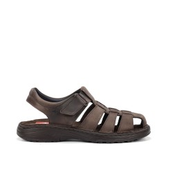 SANDALIA CERRADA MARRON