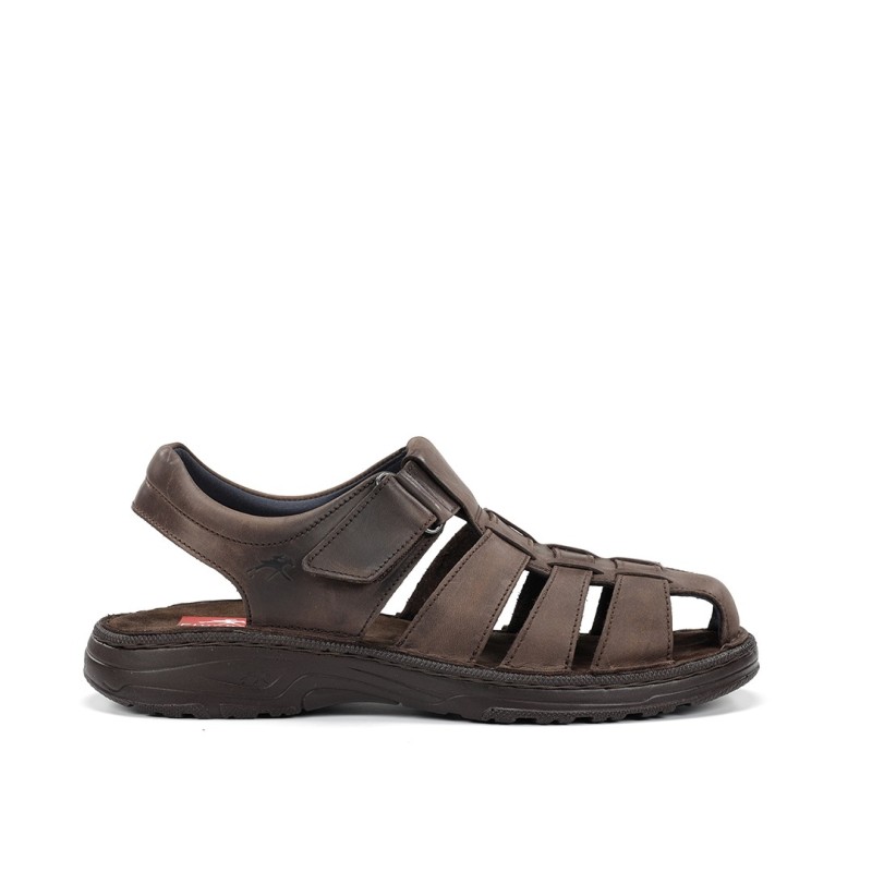 SANDALIA CERRADA MARRON