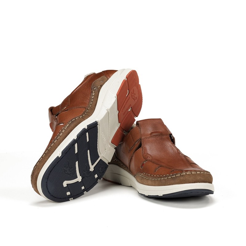 SANDALIA CERRADA CUERO+ COM.2